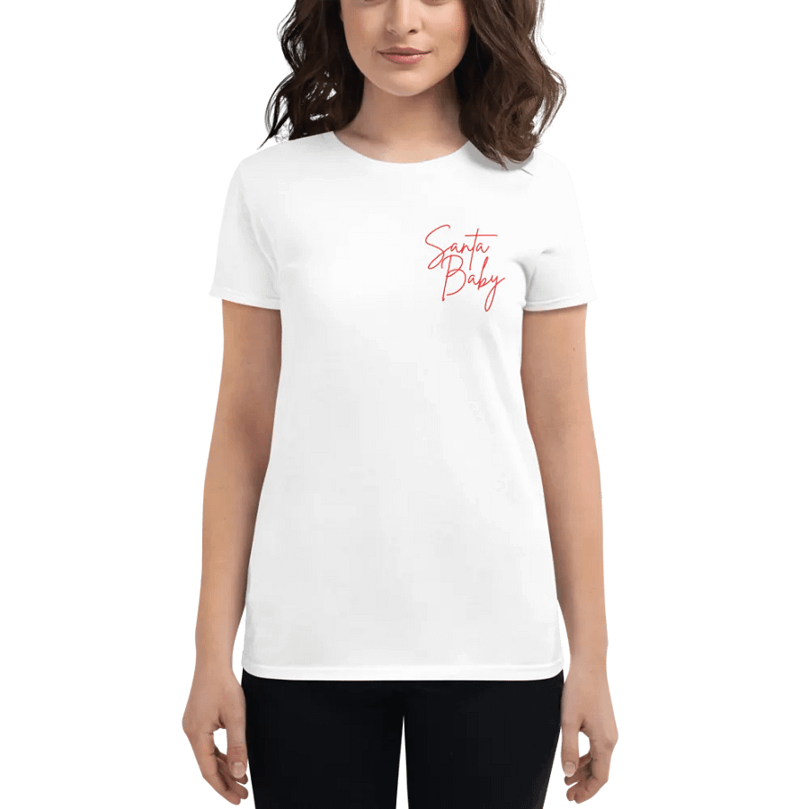 'Santa Baby' Women's T-Shirt product image (23)