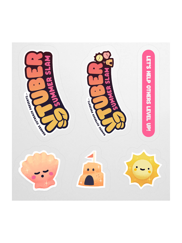 VTuber Summer Slam Stickers product image (1)