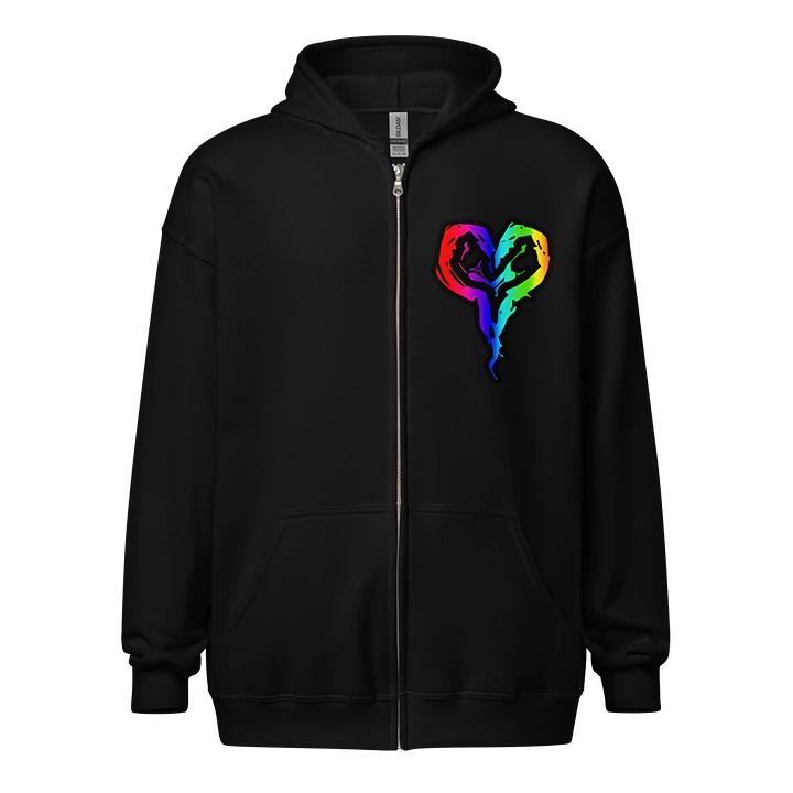 HOLLOWxWAY HOLLOW Heartbow Zip-Up Hoodie product image (1)