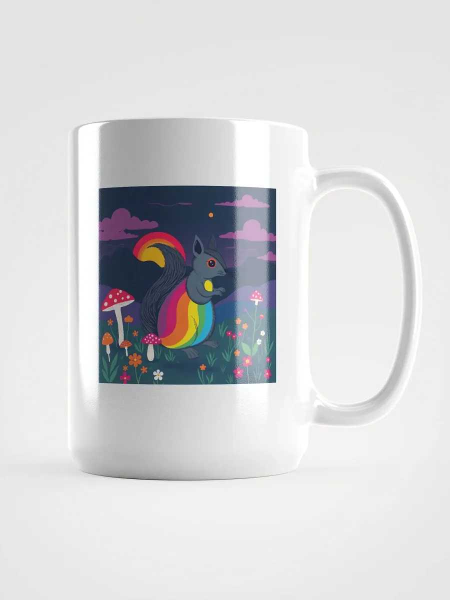 Rainbow Squirrel Whimsy Mug product image (1)