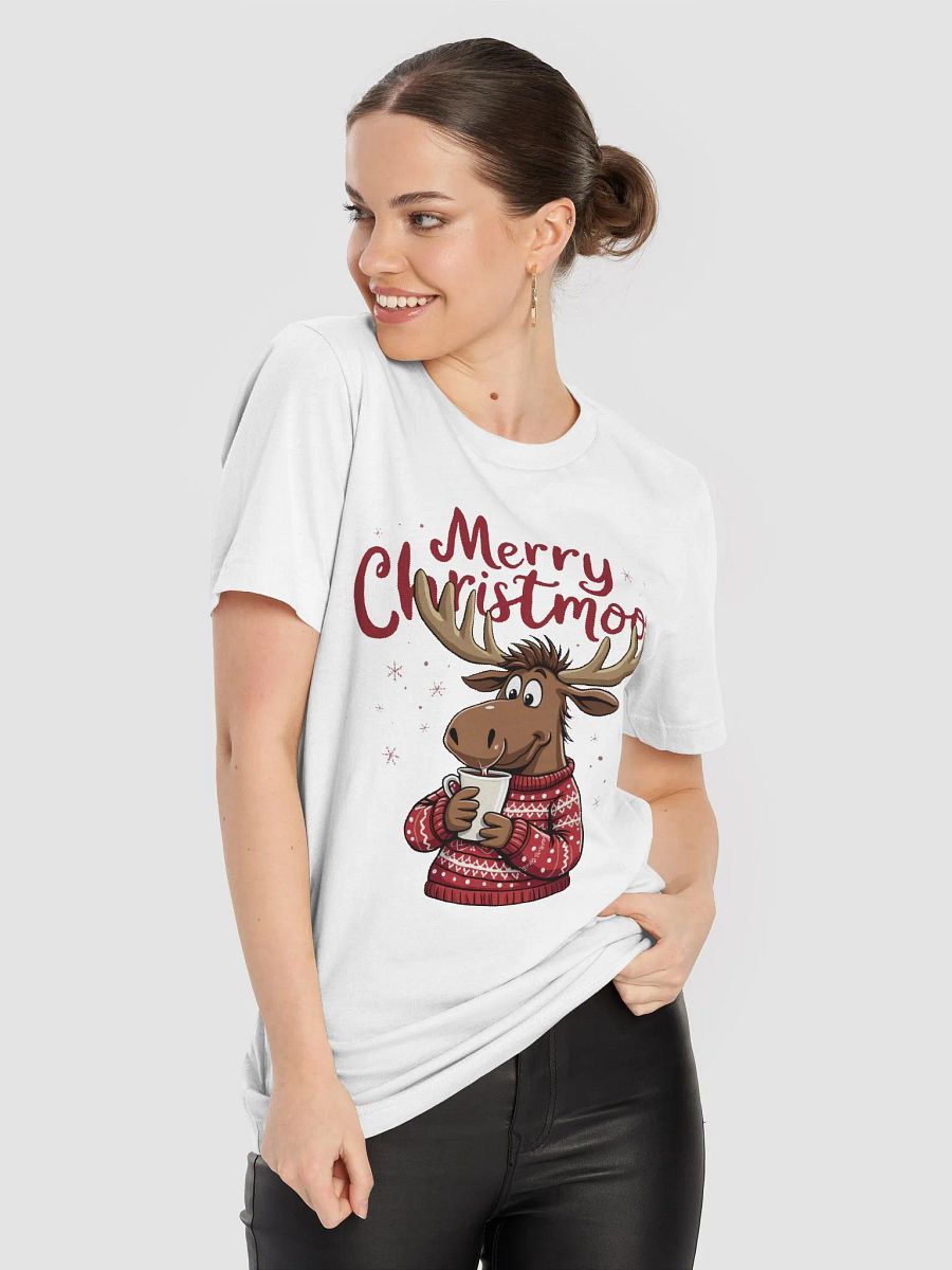 Merry Christmoose Cartoon T-Shirt product image (4)