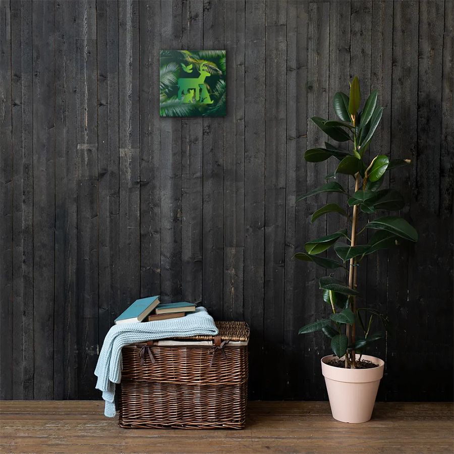 Endangered Species - Mexico - Tropical Mystery Green Logo Canvas Art product image (4)