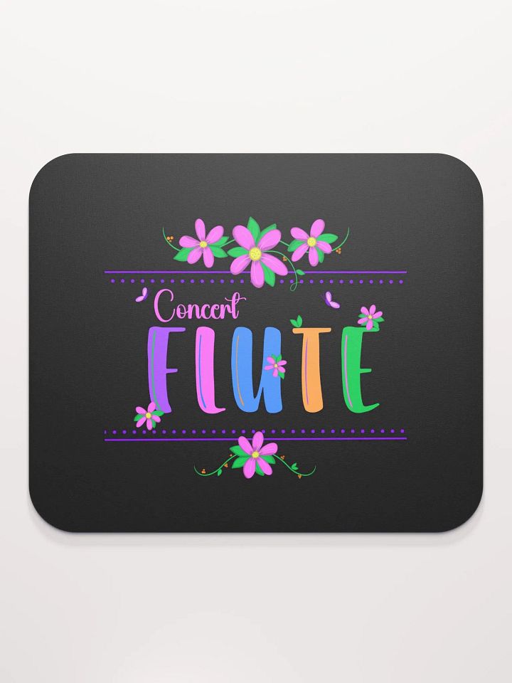 Floral Flute Concert Mouse Pad product image (1)