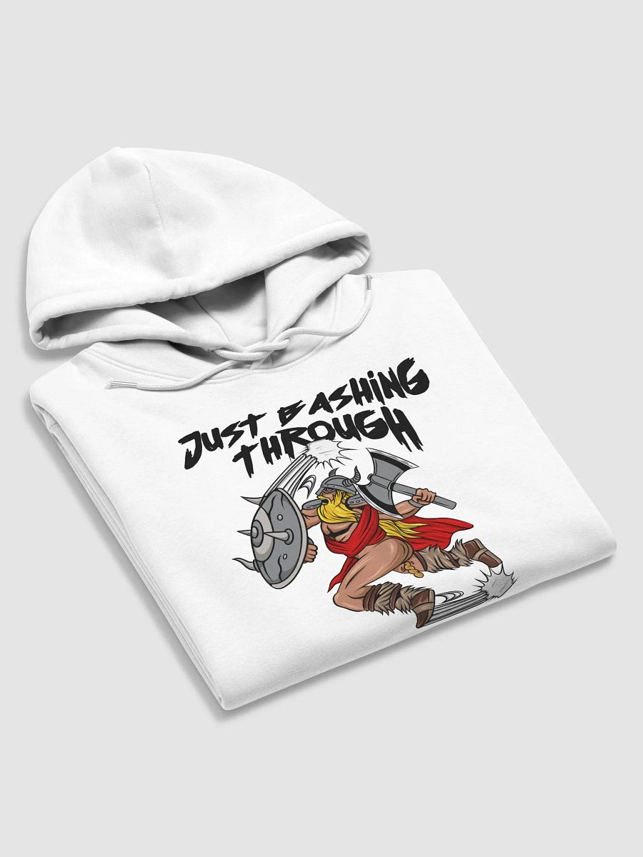 Just Bashing Through Hoodie - White product image (6)