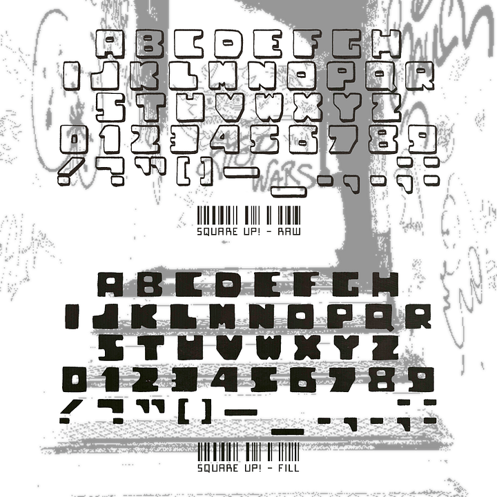 Square Up! - Two Fonts product image (2)