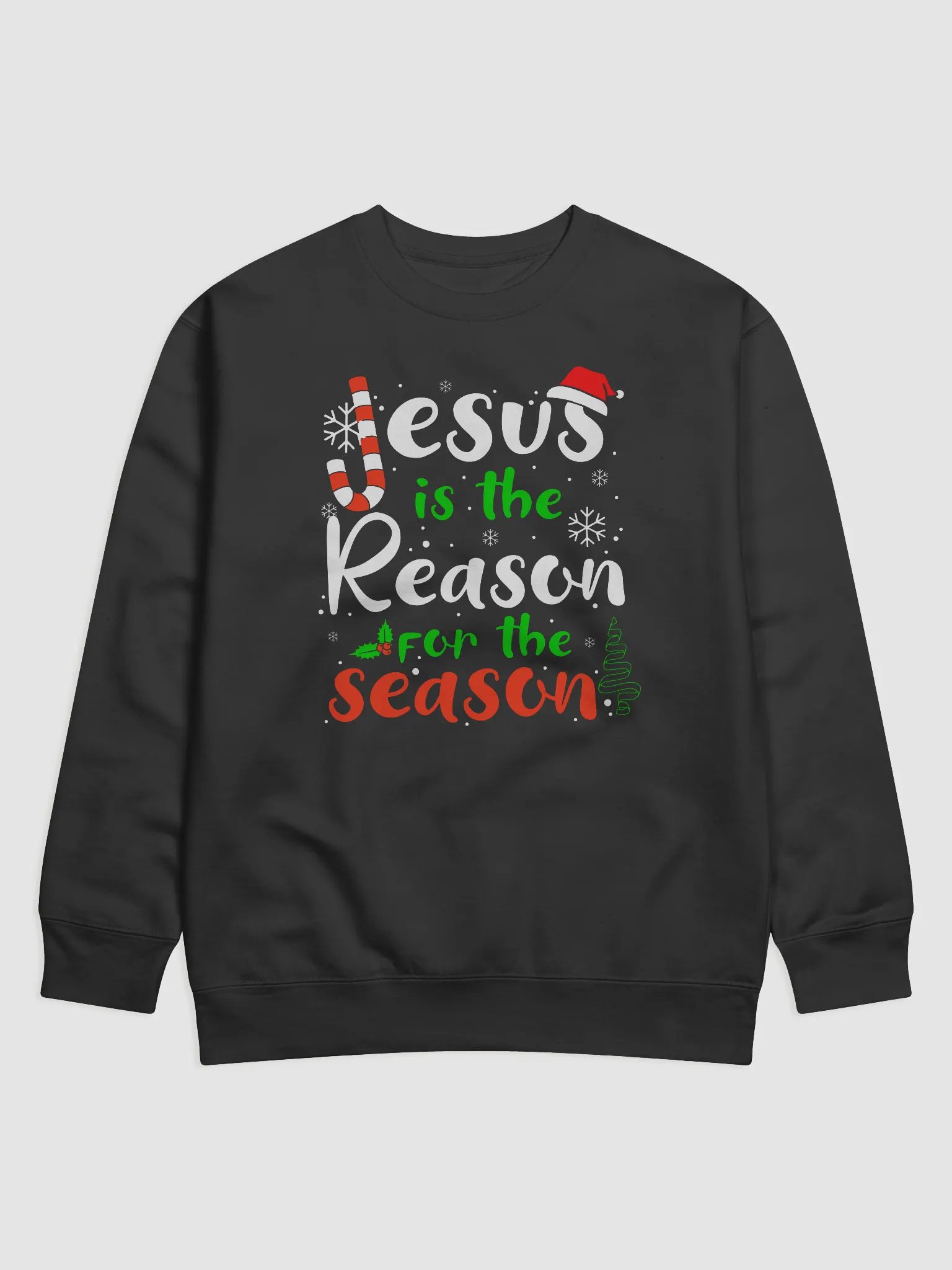 Festive Jesus is the Reason for the Season Sweatshirt product image (1)