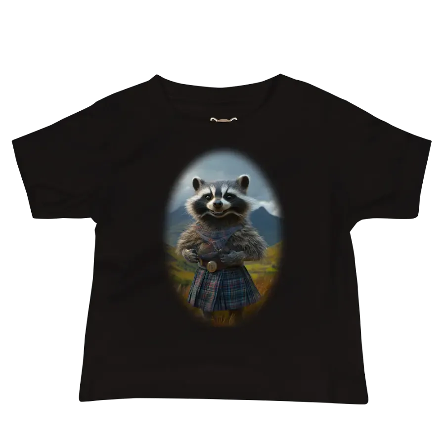 Highland Raccoon Baby Tee product image (3)