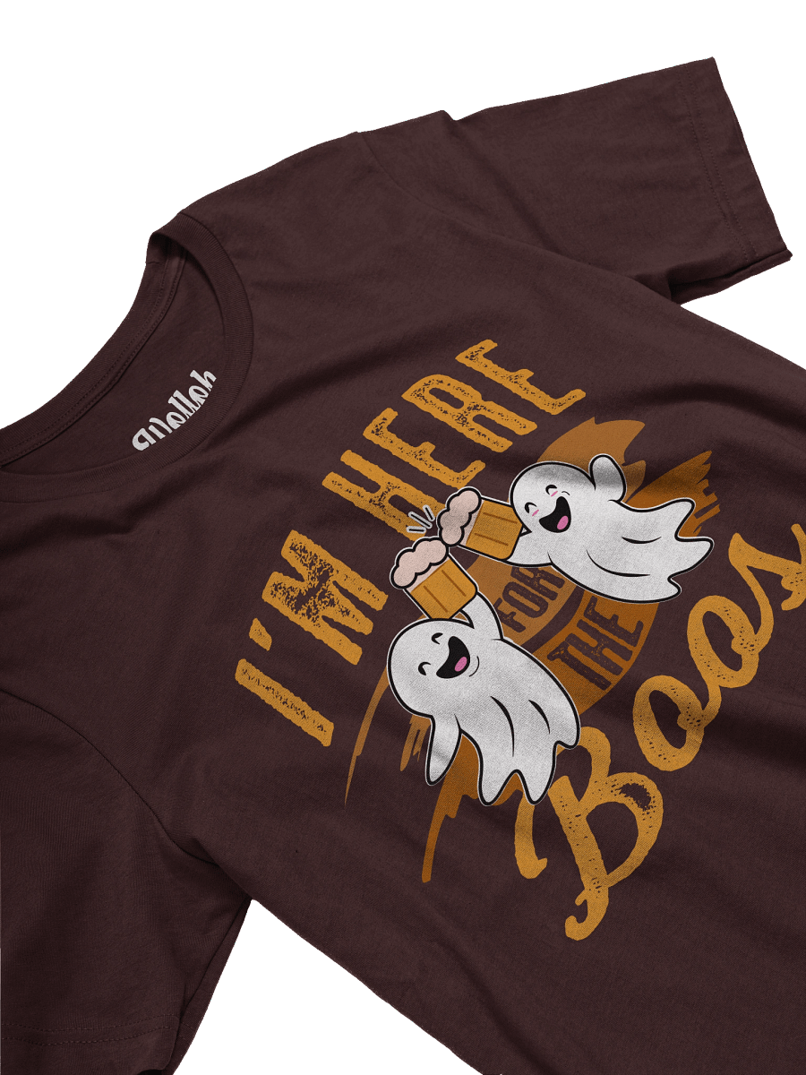 I’m Here for the Boos – Funny Beer Ghost Halloween T-Shirt product image (15)