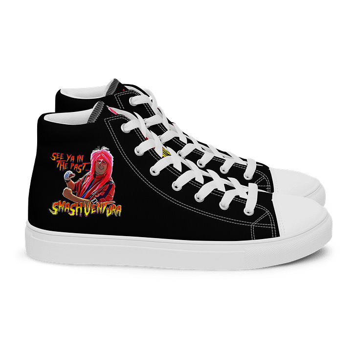 Smash Ventura's Catch Phrase - High Top Canvas Sneakers product image (2)