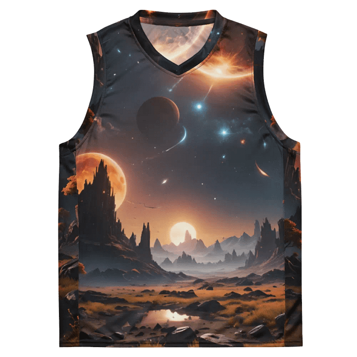 Harmony Reverie All-Over Print Basketball Jersey product image (2)