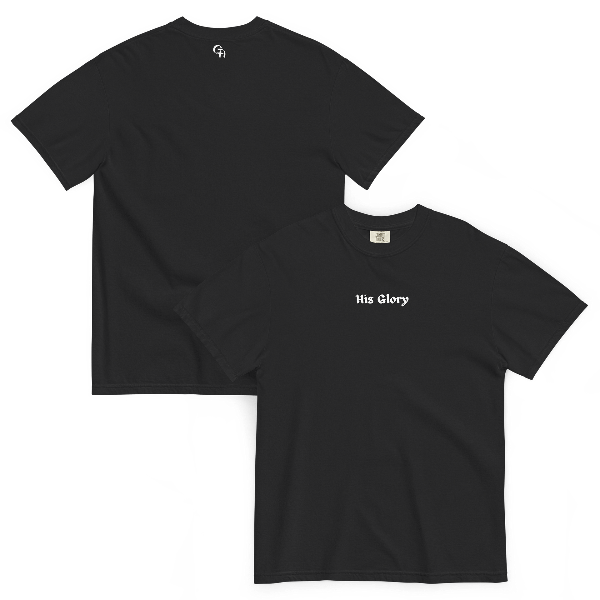 HIS GLORY TEE - BLACK product image (3)
