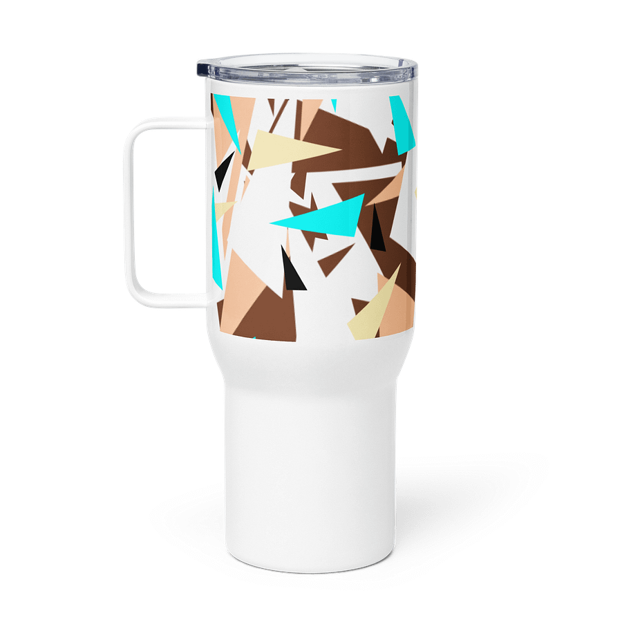 Geometric Elegance Stainless Steel Travel Mug product image (2)