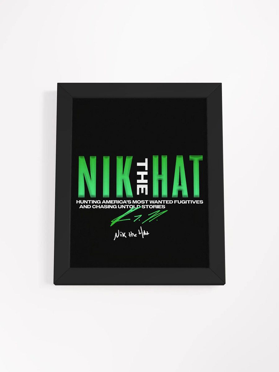 Nik The Hat | Framed Wall Art product image (4)
