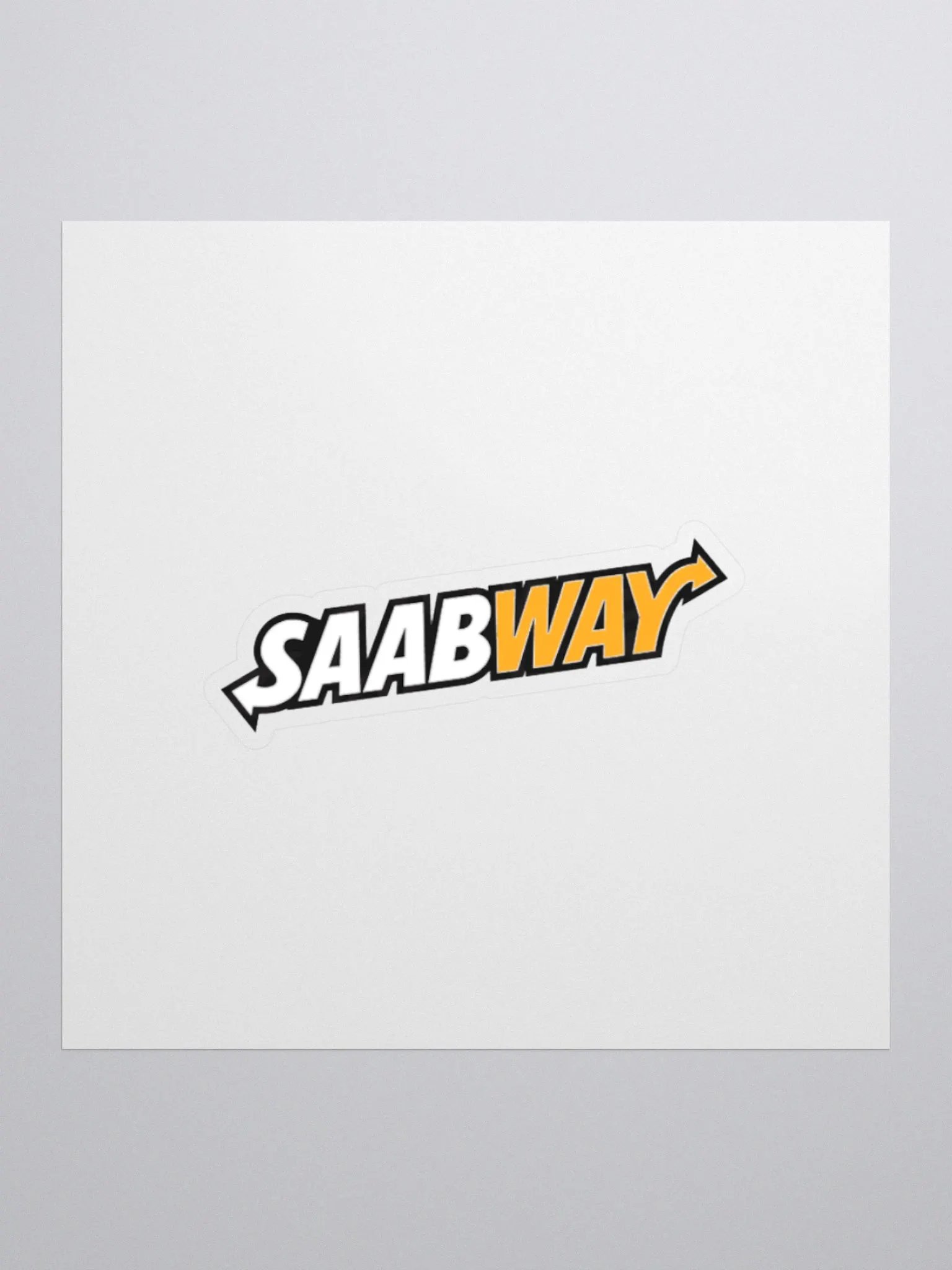Saabway Sticker product image (1)