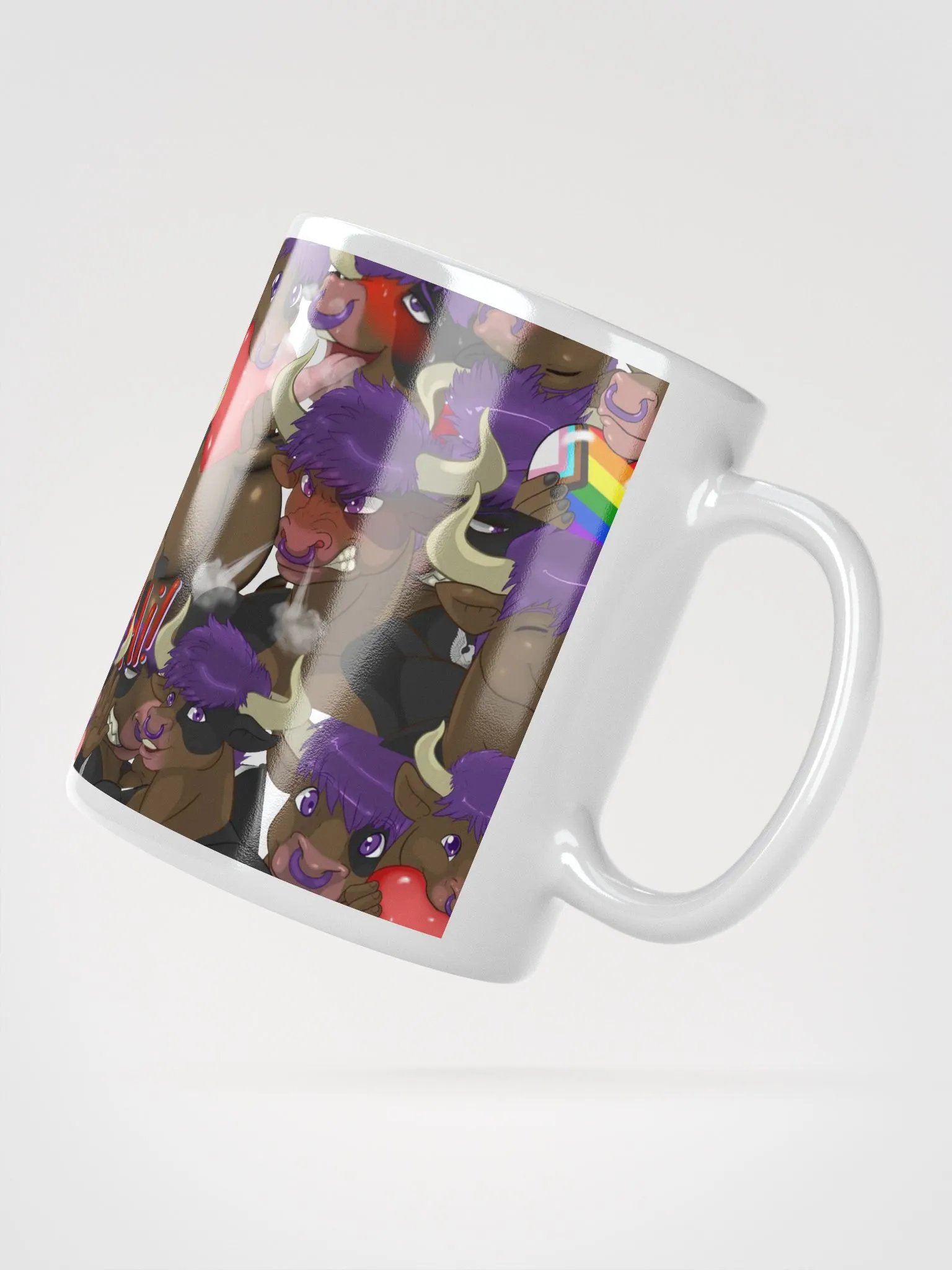 Yuuma Emote Collage Coffee Mug product image (2)