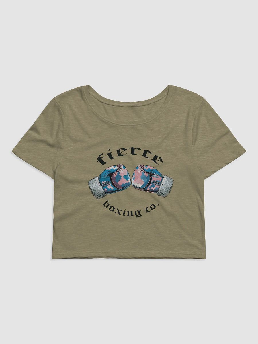 Camouflage Boxing Gloves Women's Crop Tee product image (2)