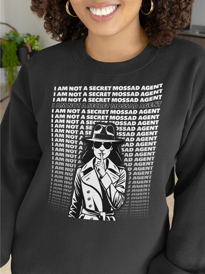 Secret Mossad Woman Crewneck Sweatshirt product image (1)