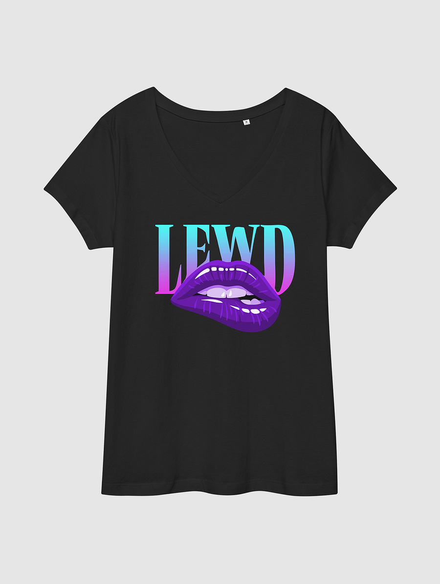 LEWD Women fitted v-neck T product image (2)