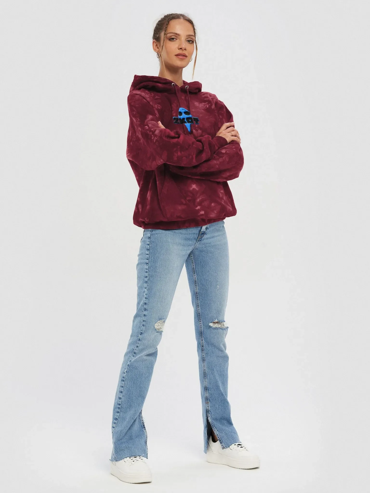 ZKOT Champion© Tie-Dye Hoodie - Show your Support with Style - Menswear, Womenswear product image (8)