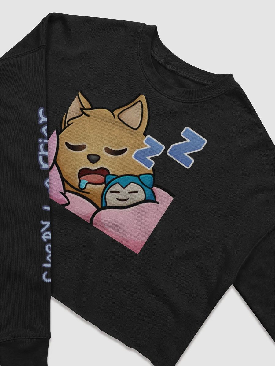 Sleepy Warrior Fleece Crop Sweatshirt product image (13)