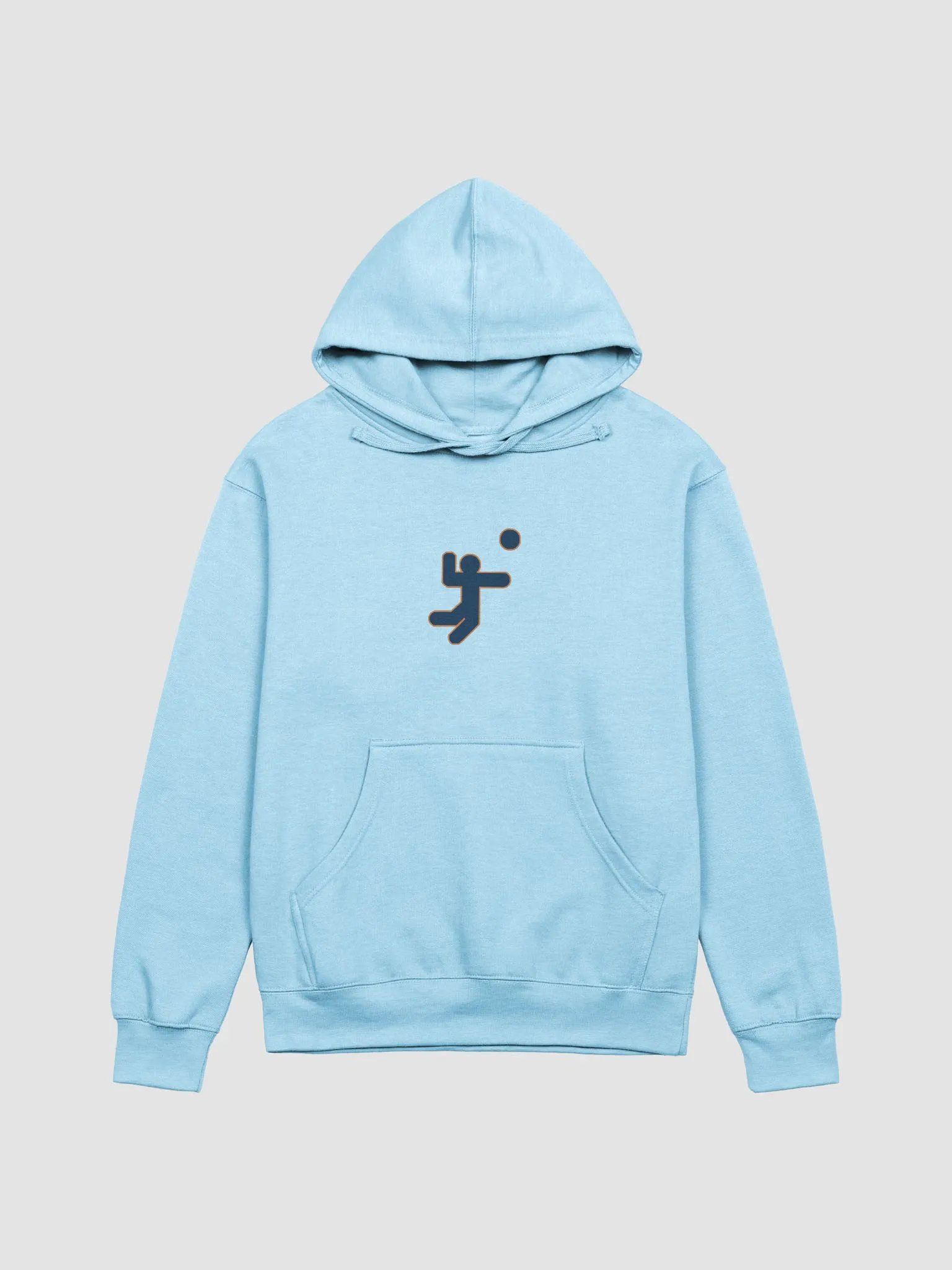Bump Set Chat Hoodie with Blue Logo on the back product image (6)