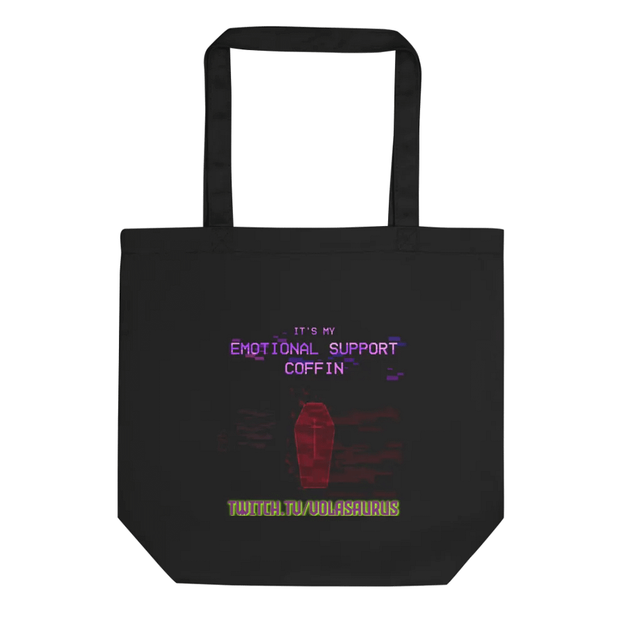 Emotional Support Coffin Tote Bag product image (1)