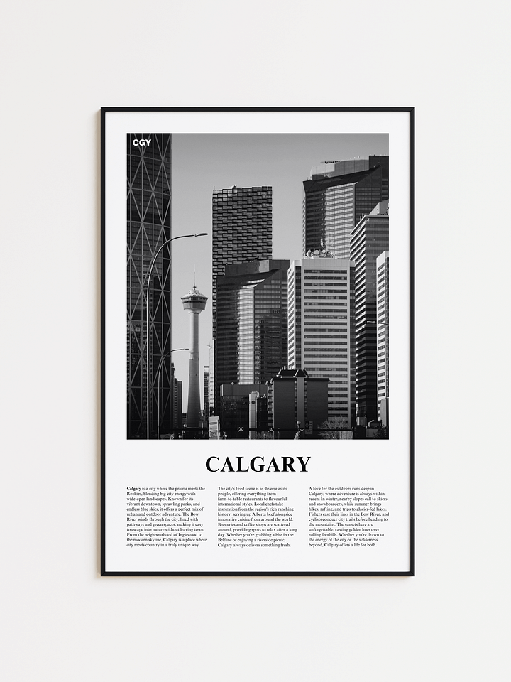 Calgary 03 Newspaper Poster product image (1)