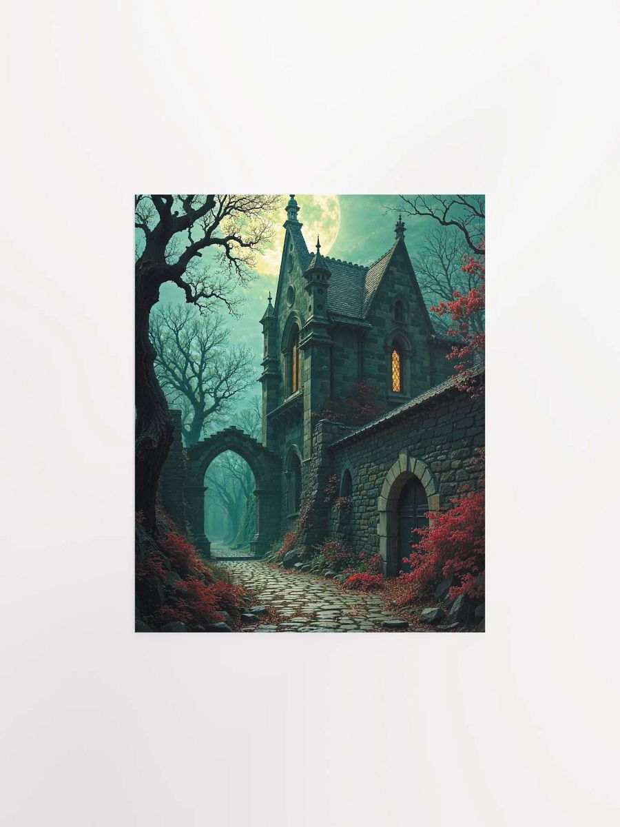 Moonlit Gothic Manor Poster product image (2)