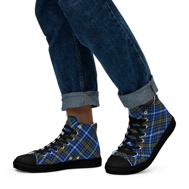 Knox Tartan Men's High Top Shoes product image (5)