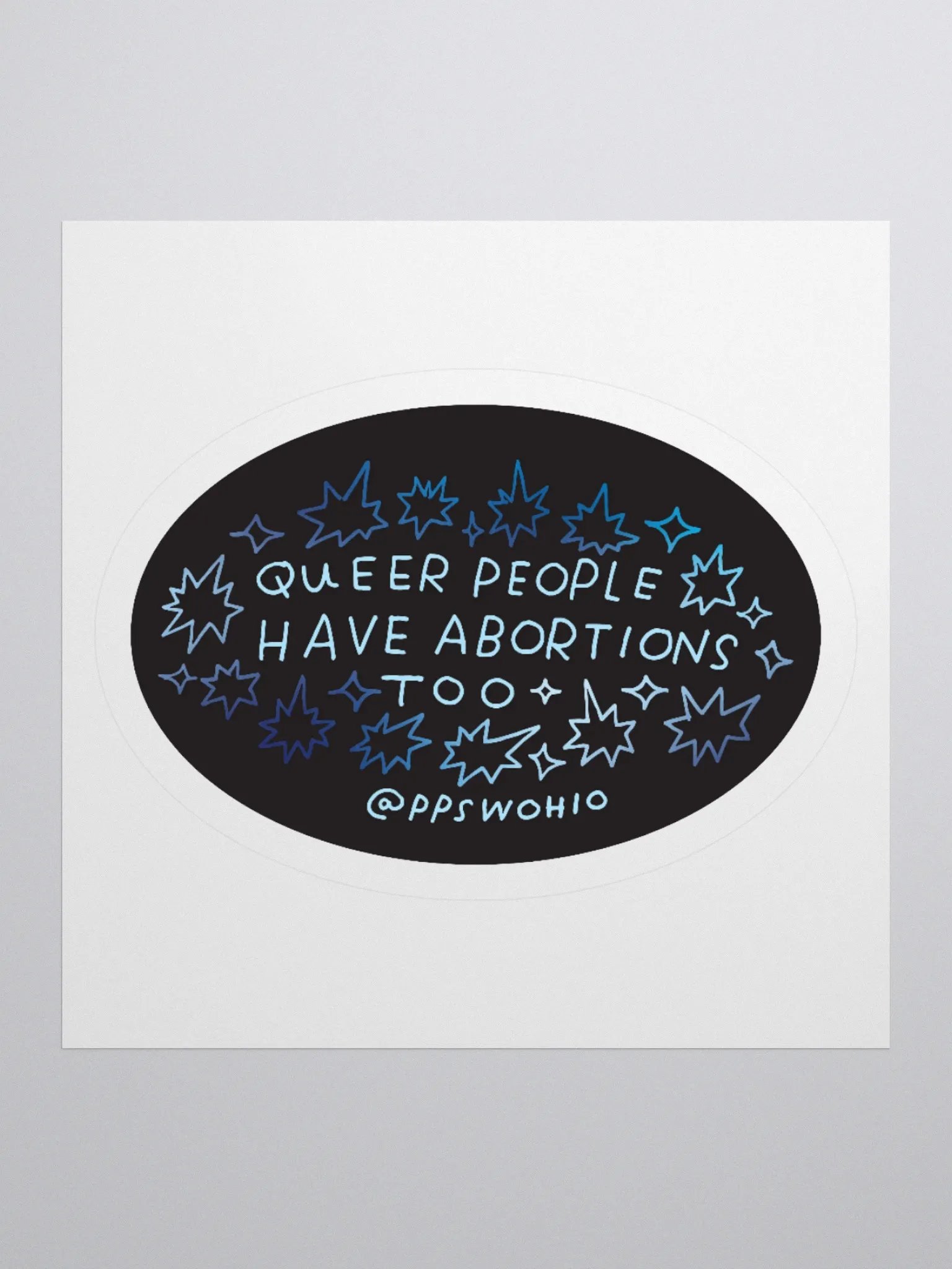 Queer People Have Abortions Too Sticker product image (1)