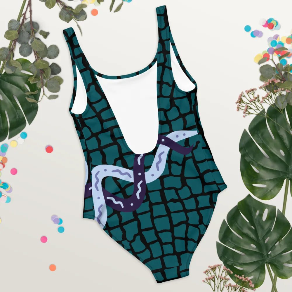 CLVR Mosaic Serpent All-Over Swimsuit product image (4)
