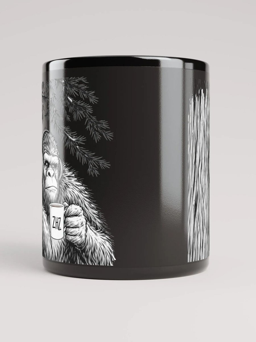 ZHZ Bigfoot Morning Groove Black Mug product image (10)