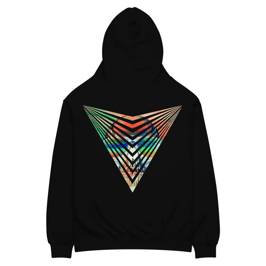 VACIO NEGATIVE Skull Vortex Logo Premium Relaxed Fit Hoodie product image (8)