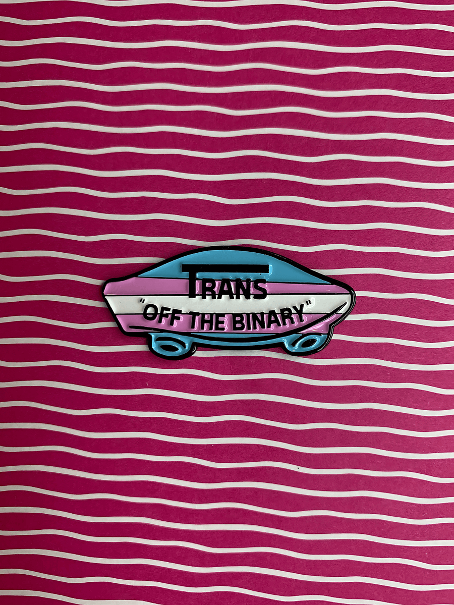 Off The Binary Enamel Pin product image (1)