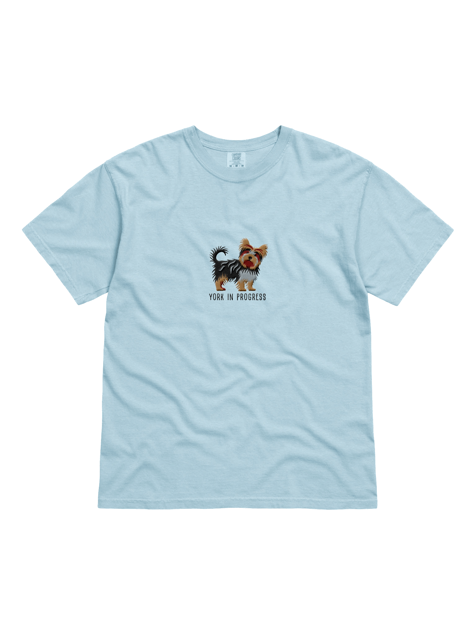York in Progress T-Shirt(Embroidered) of a Yorkshire Terrier product image (51)