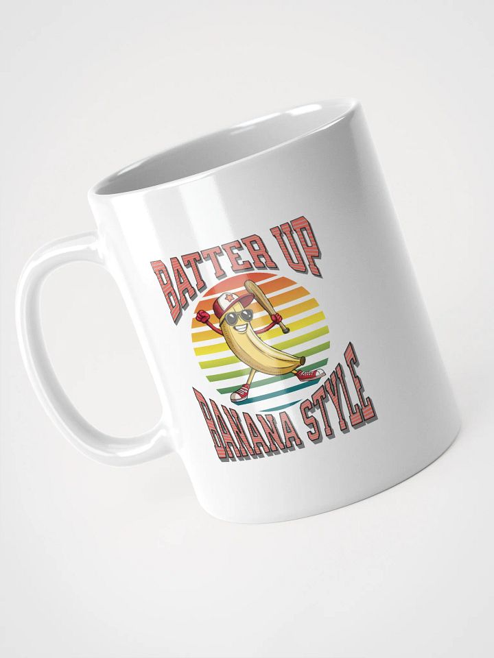 Batter Up Banana Style Baseball Cheerful Blast Mug product image (2)