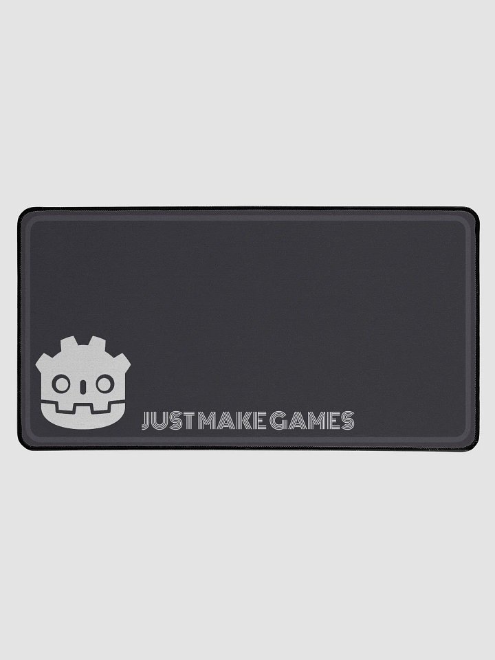 Godot 2 Theme Just Make Games Desk Mat - LIGHT product image (1)