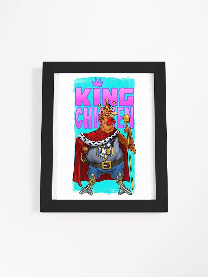 King Chicken Framed Print product image (4)