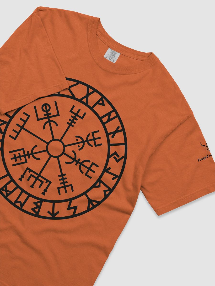 “Path of the Warrior” Vegvisir Rune T-Shirt – Forged In Valhalla Edition product image (38)