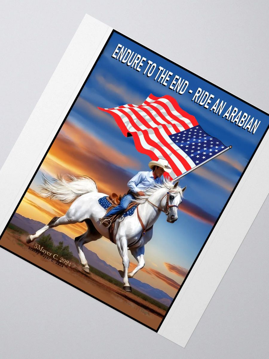 Endurance Ride: Arabian Horse Sticker product image (2)