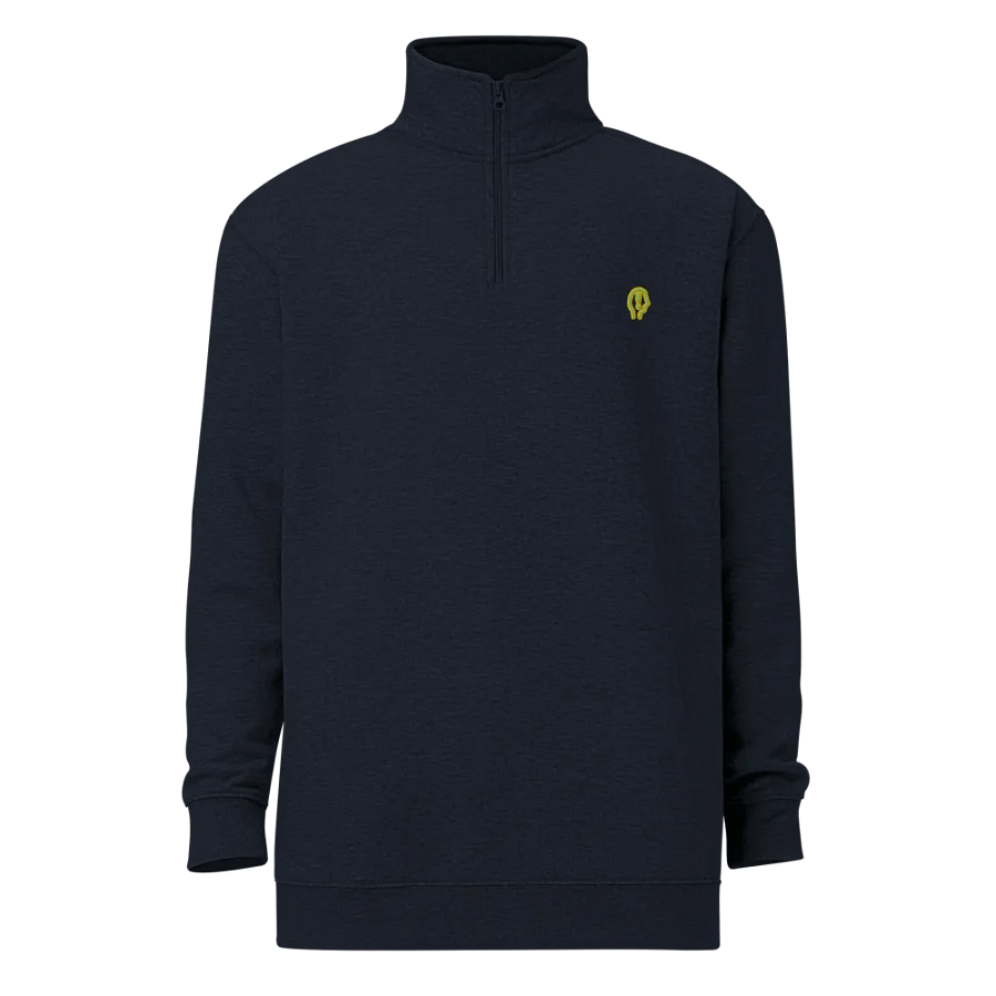 EXCLAIMING MENTALLY (spring design) embroidered quarter zip product image (12)