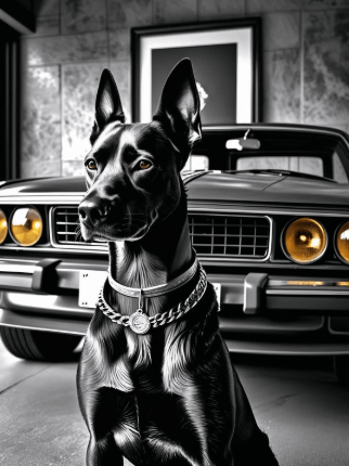 Luxury Doberman Wall Art, product image (1)