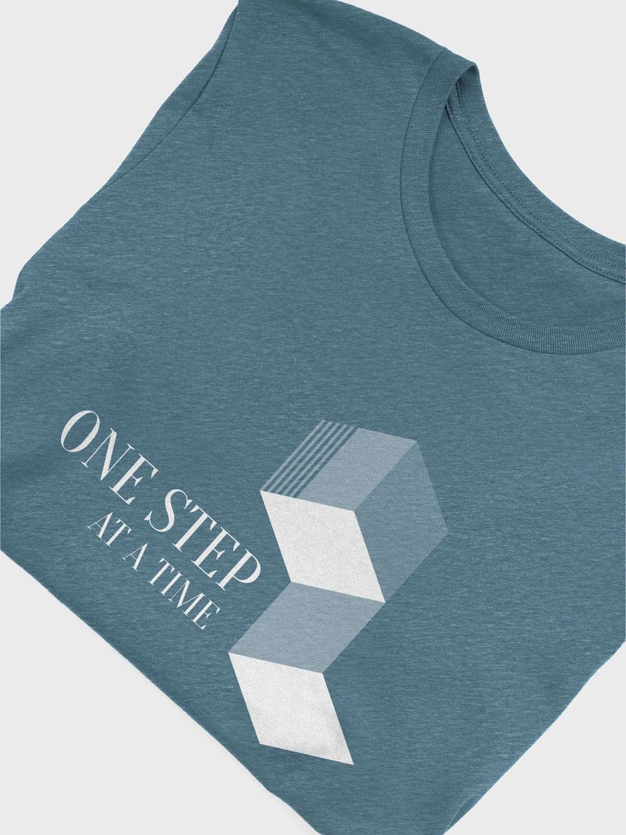 one step at a time, supersoft Unisex T-Shirt product image (5)