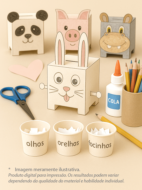 Cofrinho Maluco da Lelê (modelo para impressão) product image (2)