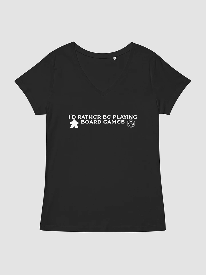 I'd Rather Be Playing Board Games Women's V-Neck Tee product image (1)