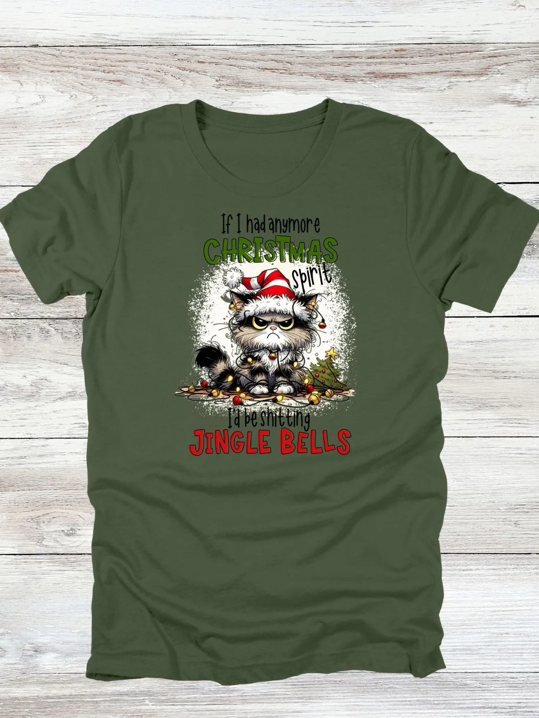 Grumpy Cat Christmas T-Shirt product image (2)