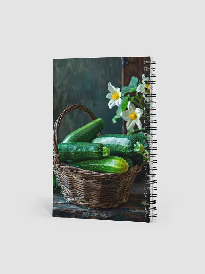 Zucchini in a Basket Notebook product image (2)
