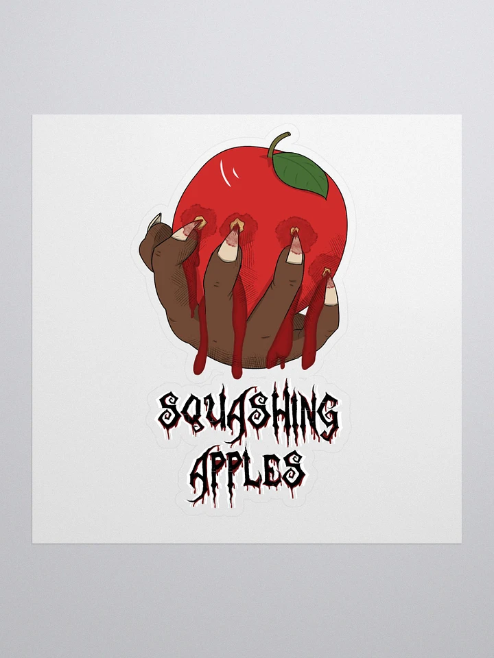 Squashing Apples Sticker product image (1)