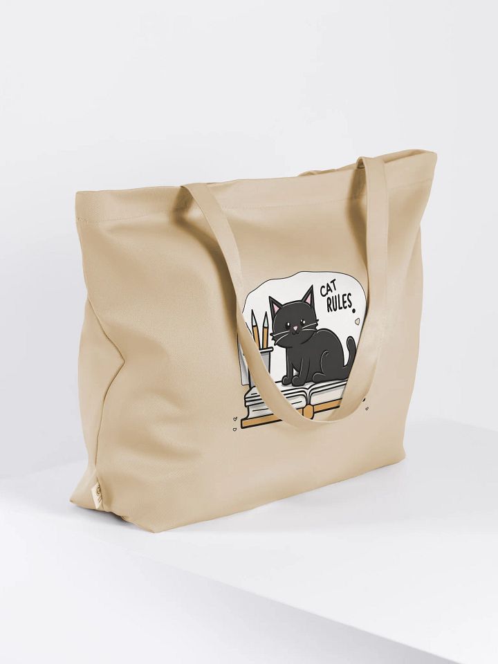 Cat Rules Eco Tote product image (1)