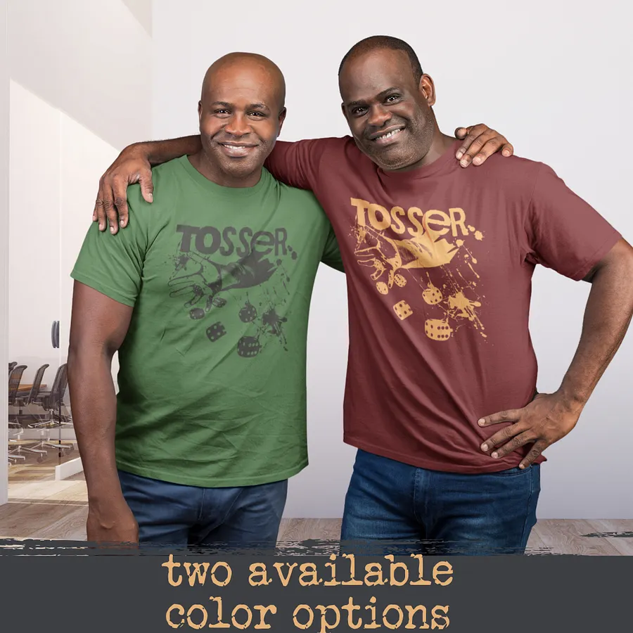 Tosser Dice Rolling Unisex T-shirt for Board Gamers - Cardinal product image (3)